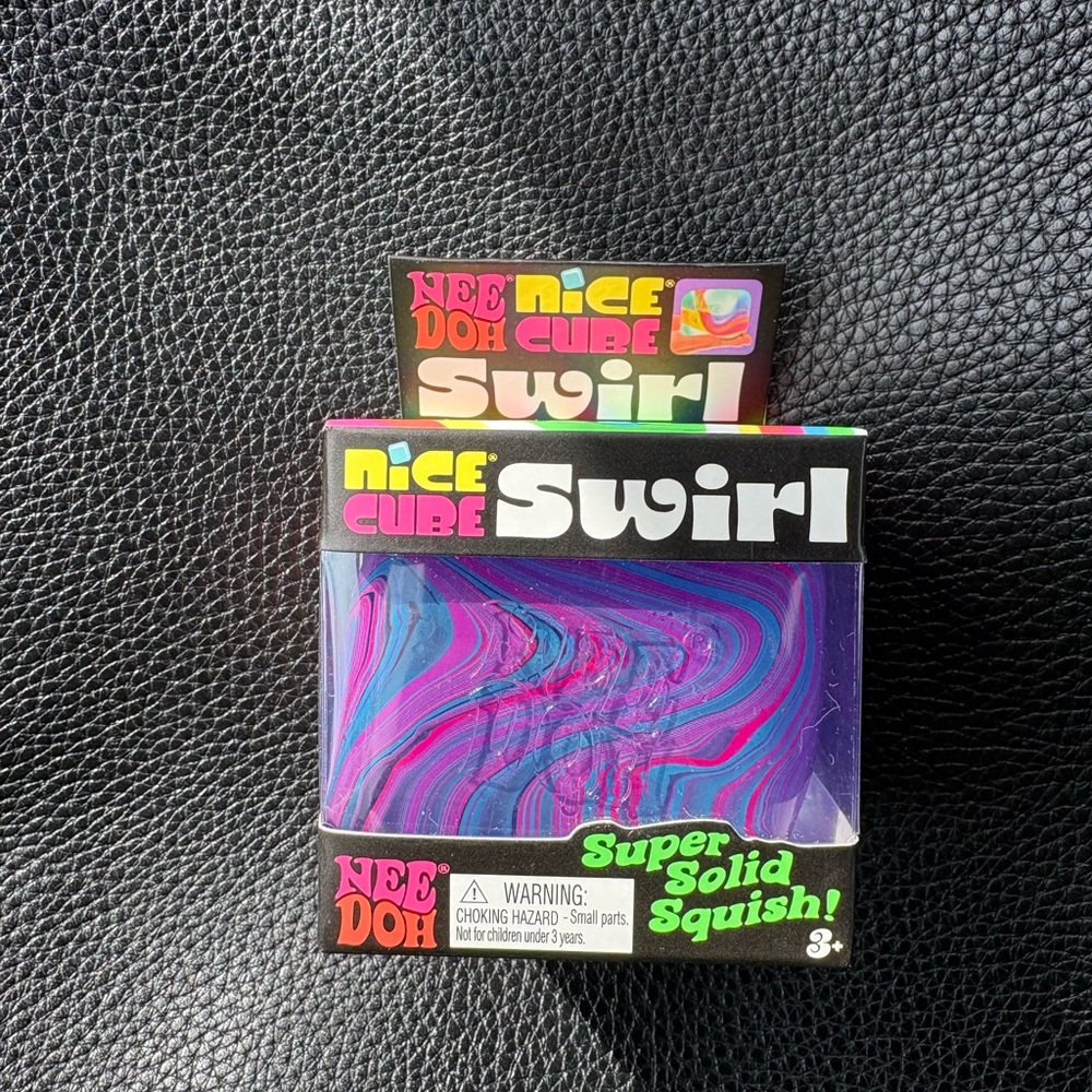 NeeDoh Nice Cube Swirl - Blue & Pink